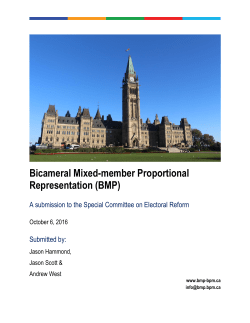 Bicameral Mixed-member Proportional Representation (BMP)