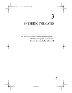 entering the gates