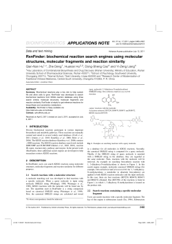 RxnFinder: biochemical reaction search engines using molecular