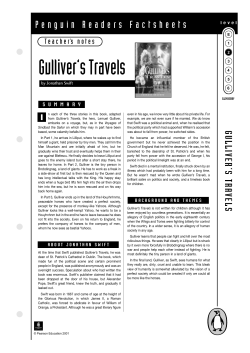 Gulliver`s Travels - Pearson English Language Teaching!
