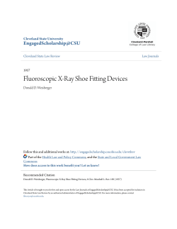 Fluoroscopic X-Ray Shoe Fitting Devices