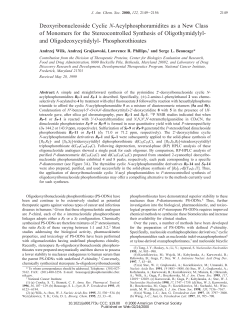 Deoxyribonucleoside Cyclic N-Acylphosphoramidites as a New