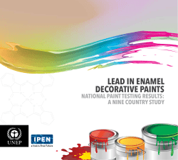 lead in enamel decorative paints