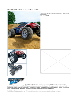 LRP S10 Blast MT - 1/10 Electric Monst nster Truck Non