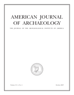 The Square Temple at Tell Asmar and the Construction of