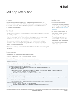 iAd App Attribution