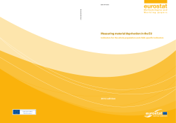 Measuring material deprivation in the EU