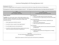 Intentional Thinking SS.7.C.1.3
