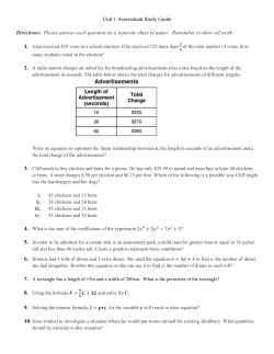 Unit 1 Assessment Study Guide