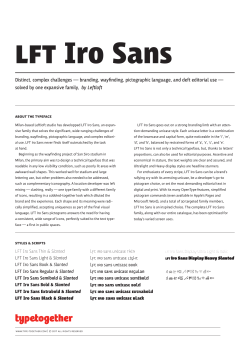 Distinct, complex challenges &mdash; branding, wayfinding, pictographic