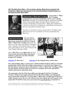 #813 The Black Horse Rider ¬– The two famous riderless Black