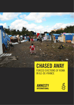 chased away - Amnesty International UK