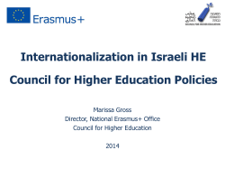 Internationalization in Israeli HE_CHE