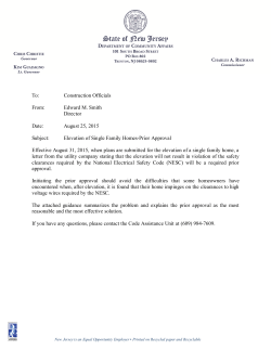 Elevation of Single Family Homes