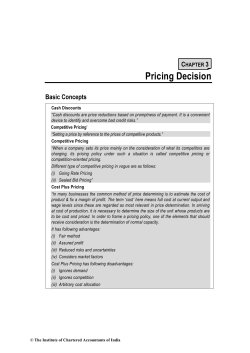 Pricing - ICAI Knowledge Gateway