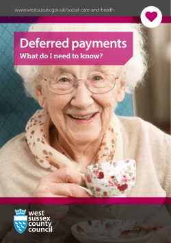 Deferred payments - What do I need to know?