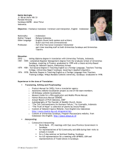 Meidy Maringka Jl. Baruk Utara VIII/31 Pondok Nirwana