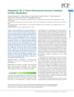 KNApSAcK-3D: A Three-Dimensional Structure