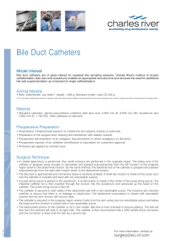 Bile Duct - SCANBUR Research