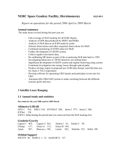 Annex  - NERC Space Geodesy Facility