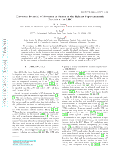Discovery Potential of Selectron or Smuon as the Lightest