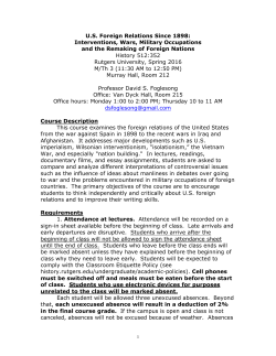 American Foreign Policy Since 1898