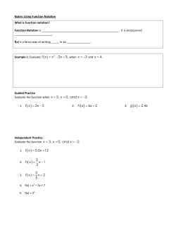 2 3 f x x x = - 5 f x x = - 2 h x x = + g x x = 1. ( ) 0.5 12 f x x = +