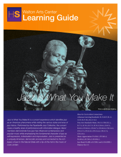 Jazz Is What You Make It