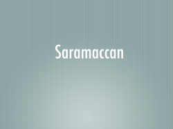 Saramaccan
