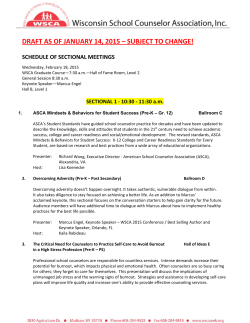 draft as of january 14, 2015 &ndash; subject to change!