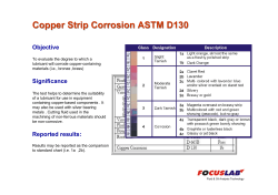Copper Strip Corrosion ASTM D130