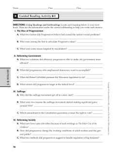 Unit 3 Resources: Imperialism and Progressivism, 1890&ndash;1920