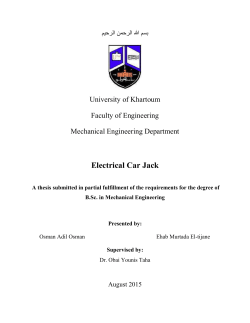 Electrical Car Jack - Khartoum Space