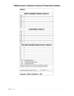 Keystone Prep and Midterm 7.1