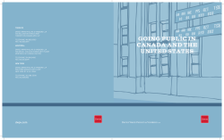 Guide Going Public in Canada and the United States English 2nd ed