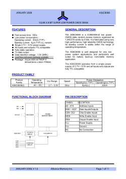 512K X 8 BIT LOW POWER CMOS SRAM