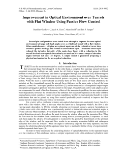 Improvement in Optical Environment over Turrets with Flat Window