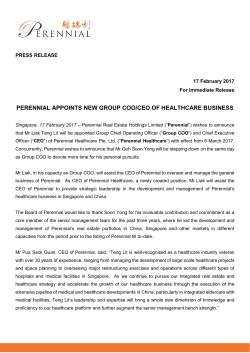 Attachment 1 - Perennial Real Estate Holdings Limited