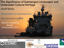 The Significance Of Submerged Landscapes And Underwater
