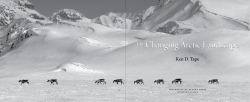 The Changing Arctic Landscape - University of Alaska Fairbanks