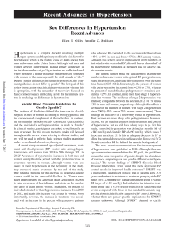 Sex Differences in Hypertension