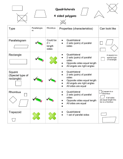 Quadrilateral Sheet