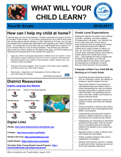 Fourth Grade - Miami-Dade County Public Schools