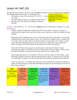 Lesson 44: Half Life