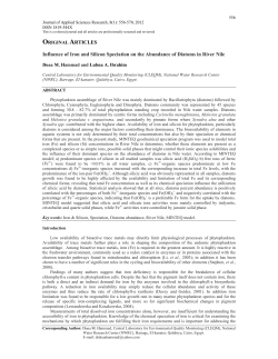 Influence of Iron and Silicon Speciation on the Abundance of