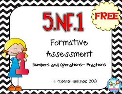 Formative Assessment