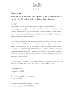 press release - Susan Eley Fine Art