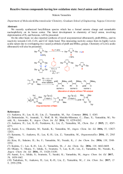 Reactive boron compounds having low oxidation state: boryl anion