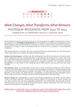 What Changes, What Transforms, What Remains