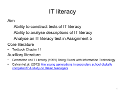 IT literacy